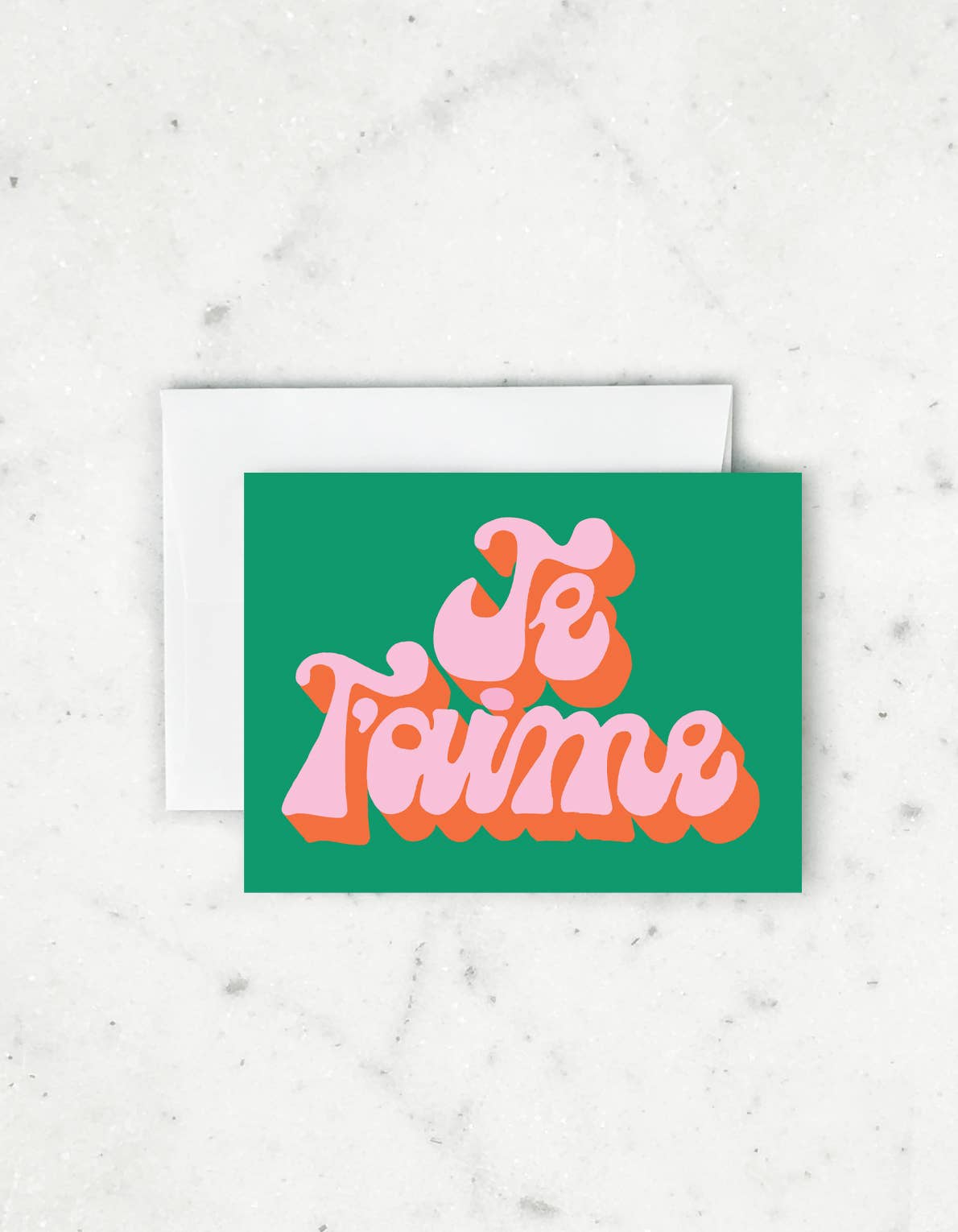 Love & Friendship Greeting Card | Je T'aime