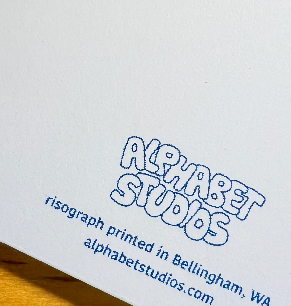 THANKS! RISO GREETING CARD