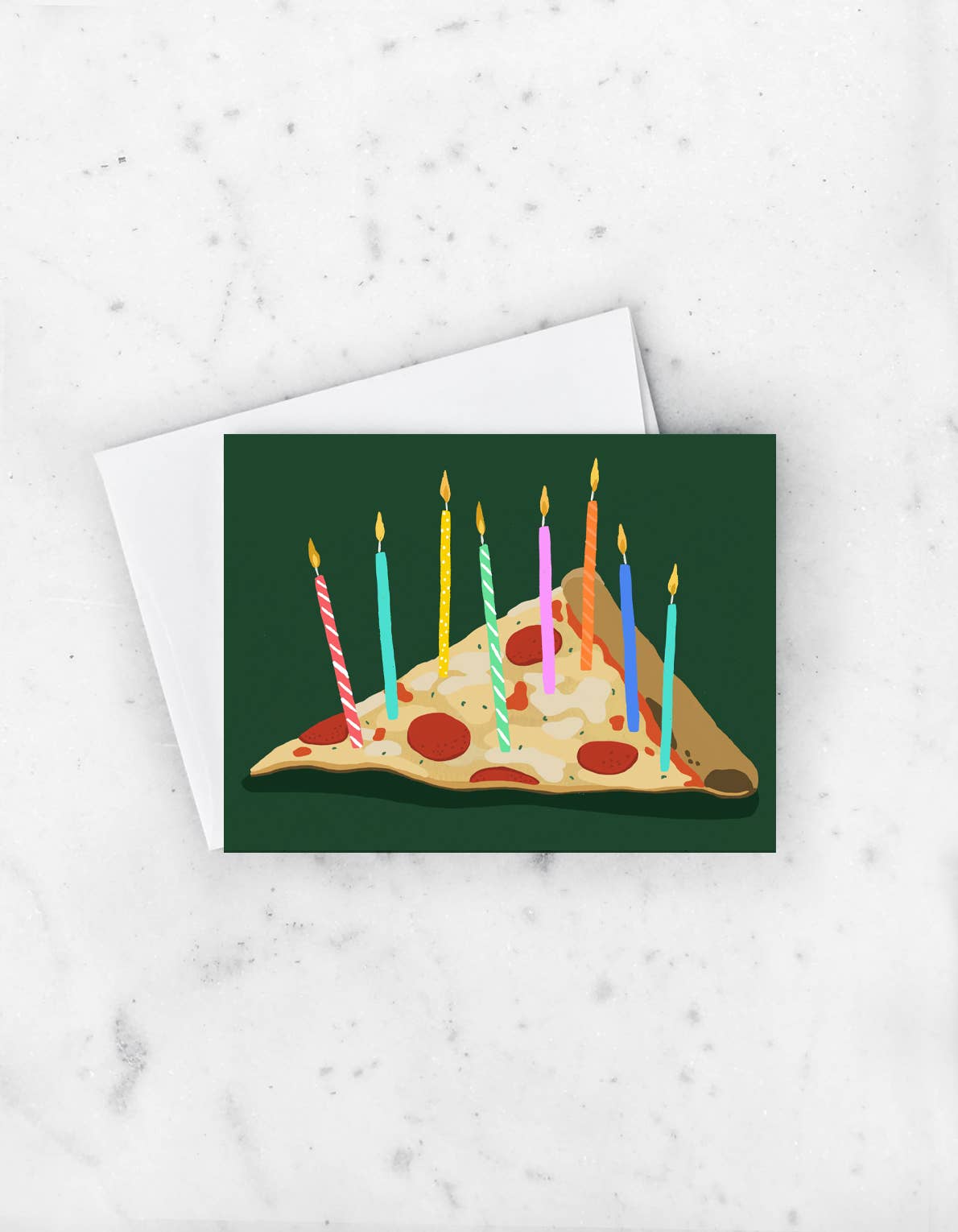 Birthday Greeting Card | Pizza