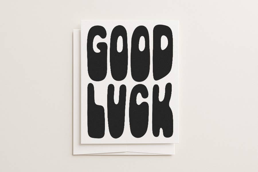 Good Luck - Blank Card