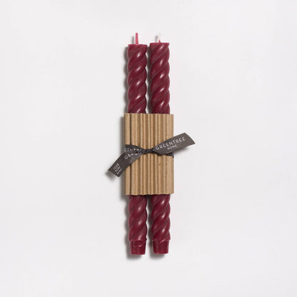 10" Rope Taper Handmade Beeswax Candles