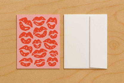 Kissy Kissy - Blank Card