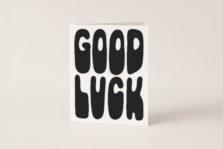 Good Luck - Blank Card