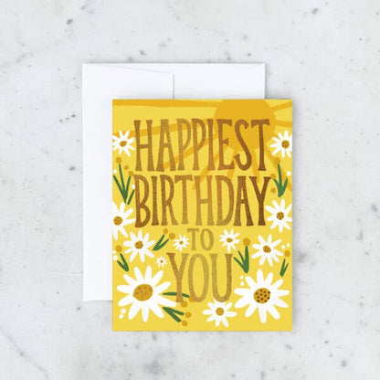 Birthday Greeting Card | Happy Daisy