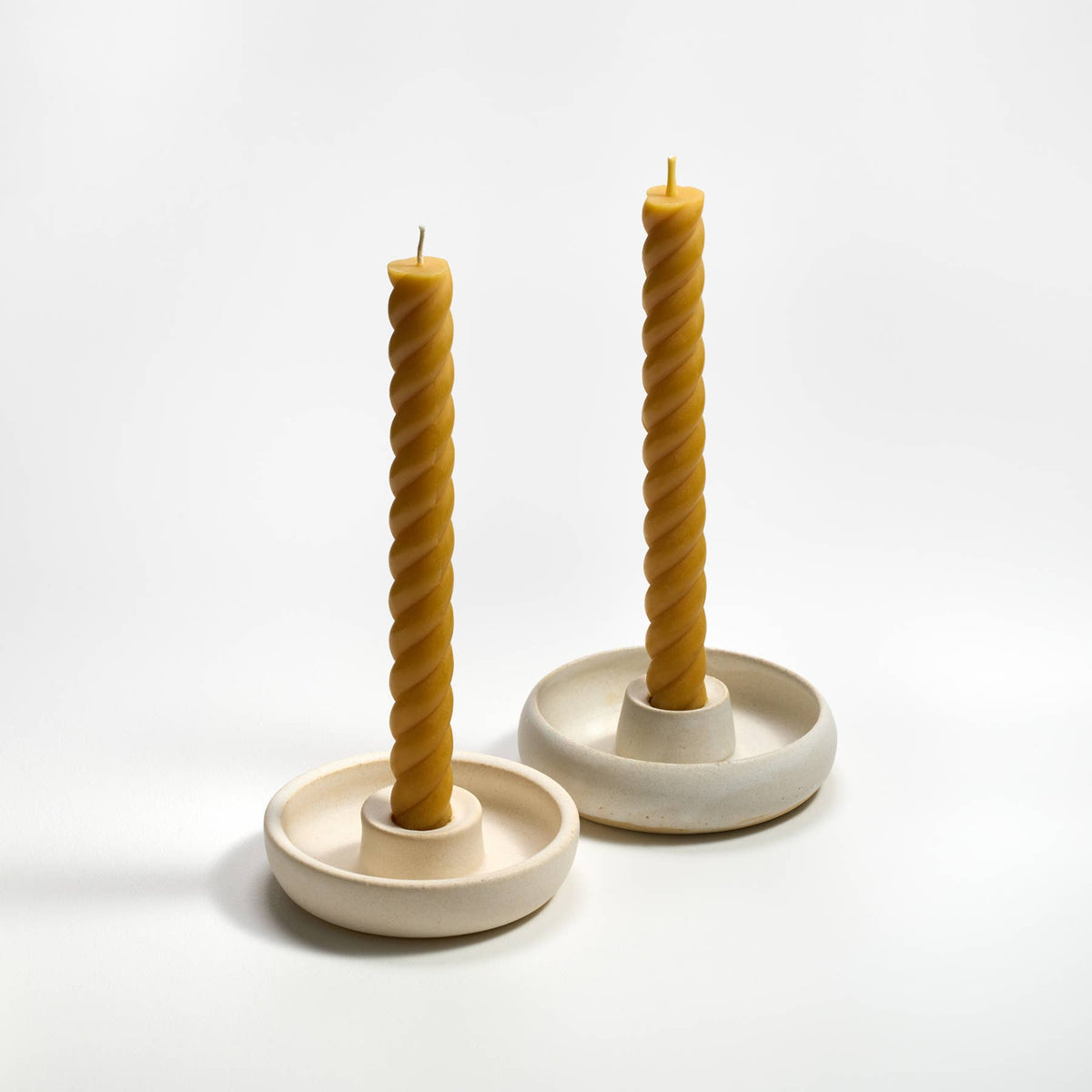 10" Rope Taper Handmade Beeswax Candles