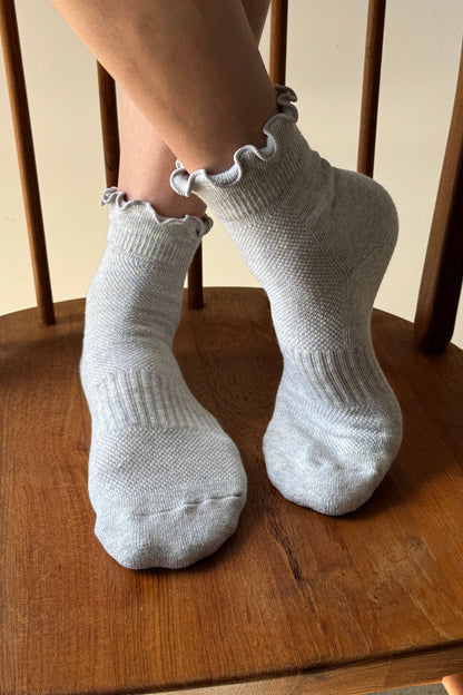 Ruffled Hugger Crew Socks