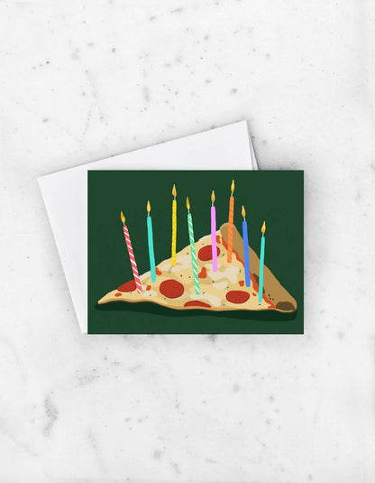 Birthday Greeting Card | Pizza