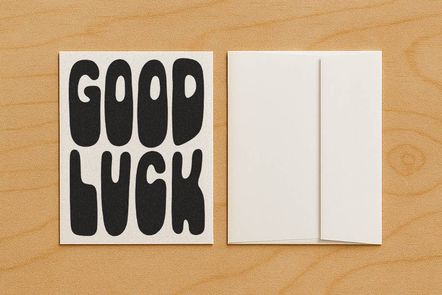 Good Luck - Blank Card