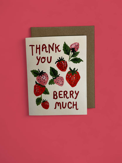Thank you Berry Much Card