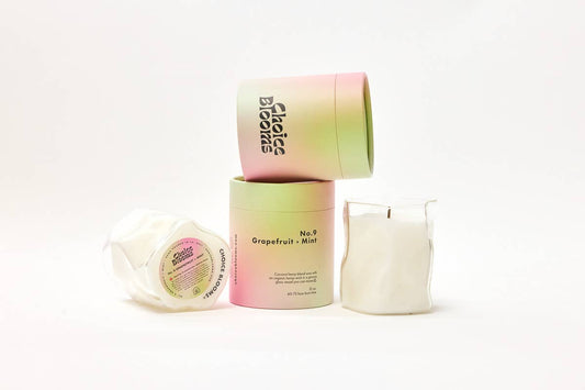 4oz. No. 9 Grapefruit + Mint Candle