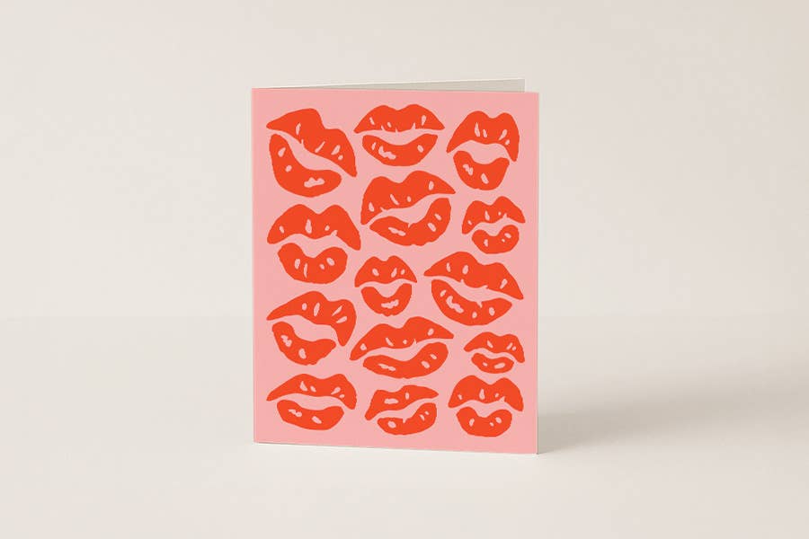 Kissy Kissy - Blank Card