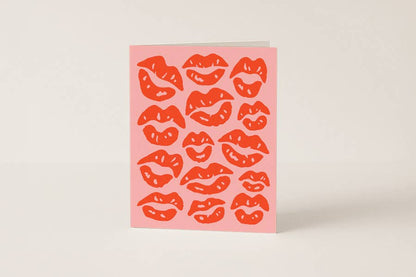 Kissy Kissy - Blank Card