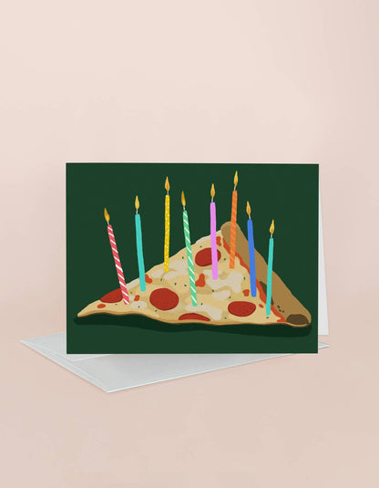 Birthday Greeting Card | Pizza