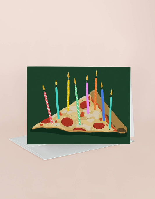 Birthday Greeting Card | Pizza